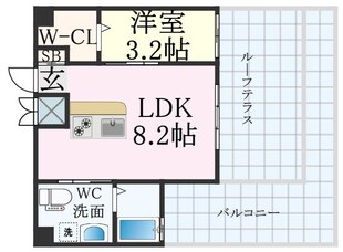 神戸駅 徒歩8分 10階の物件間取画像